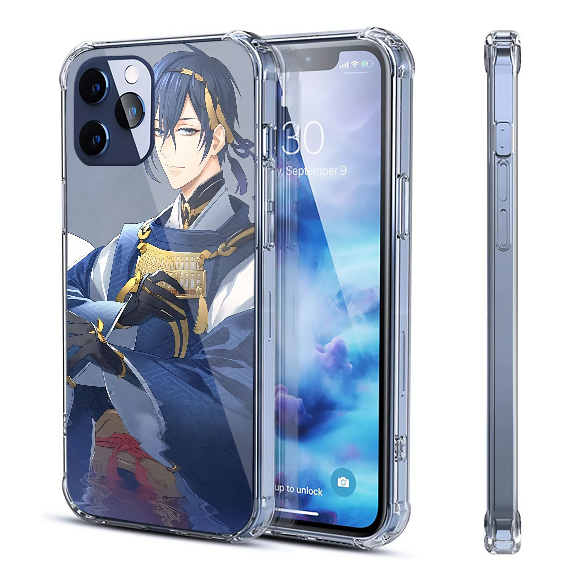 （画像用） 刀剣乱舞 Touken Ranbu 【iPhone 12シリーズ対応】透明スマホケース（クリアソフトケース）